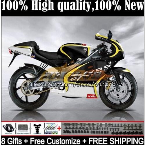 RS125R For Aprilia RS 125 RS4 RS-125 RS125 99 01 02 03 04 05 52CL.9 RSV125 R 1999 2000 2001 2002 2003 2005 Fairing Black yellow
