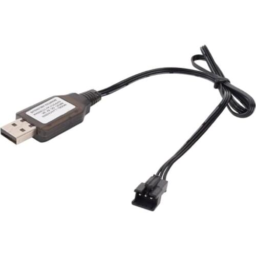 Sales 6.4v/7.4V 500mA Charger Li-ion battery SM-3P RC Toys remote control toy SM-3P positive portable USB Charger