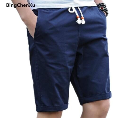 2021 New short men Summer Shorts Men Casual fashion Mens Breathable short pants Cotton Shorts Man New Fashion Brand shorts men