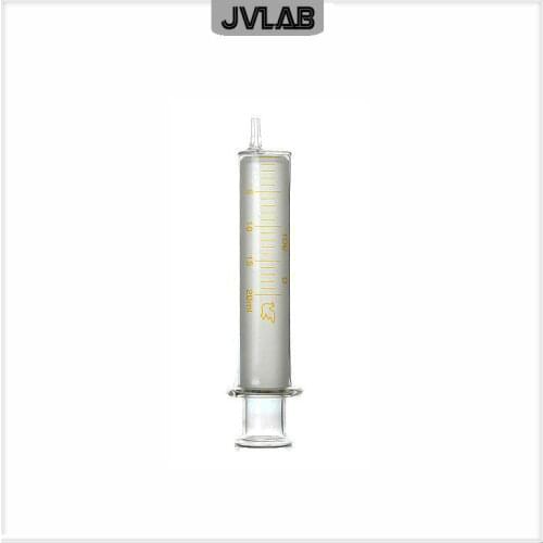 Glass Syringe Glass Reusable Sampler 20ml Glass Glycerin Injection Dispenser Ink Syringe Lab Glassware 20CC 10 / PK