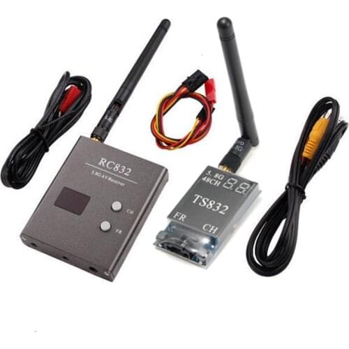 TS832 RC832 Boscam 5.8G 48CH 600mW FPV Transmitter Receiver Combo AV VTX RX Set 7.4-16V For FPV Multicopter