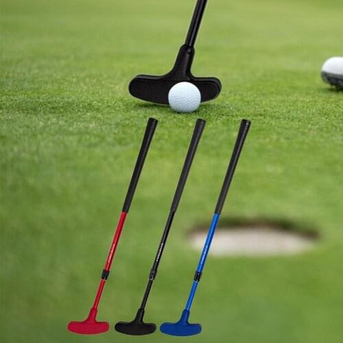 Retractable Putter Adjustable Extensible Two-way Golf Putter TPR Grip Golf Putter Club Portable Travel Putter Golf Accessories