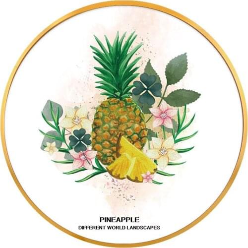 High quality round wood pictures frame factory direct sale art wall frame for home and hotel decoration wholesale photo frame