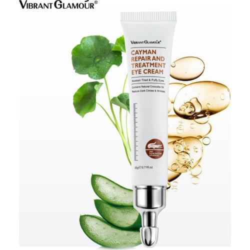 VIBRANT GLAMOUR Anti Winkles Age Eye Cream Moisturizing Crocodile Serum Remover Dark Circles Against Puffiness Bags Skin Care