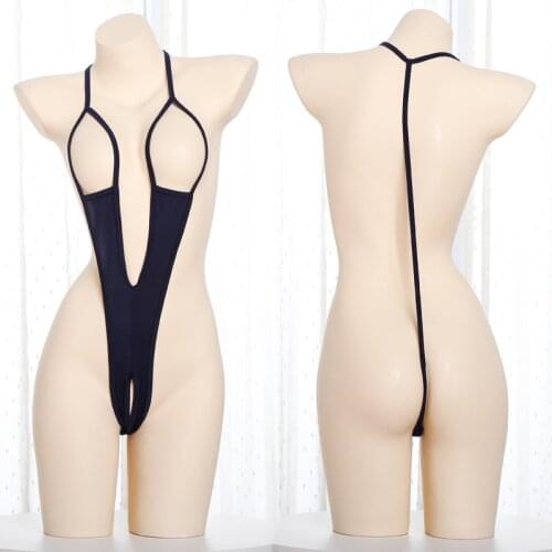 High-Jump 2021 Lingerie Sexy Hot Erotic Anime Kawaii Women Erotic Sex Hole Type Underwear Sleepwear Cosplay Mini Bikini Set