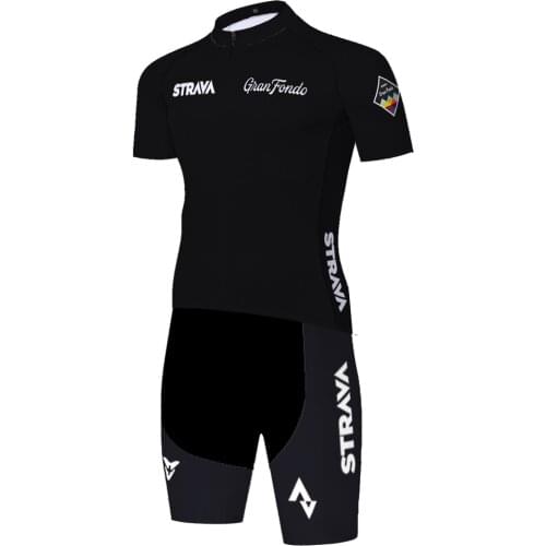 2021 pro team Strava Triathlon short sleeve cycling Skinsuit 20D cycling clothes Bicycle Clothing Bike Jumpsuit ciclismo ropa