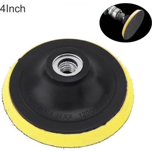 4" Polishing Disc Suction Cup Self-adhesive Sandpaper Sucker Electric Grinder Disc for Electric Grinder Polish Sand Discs