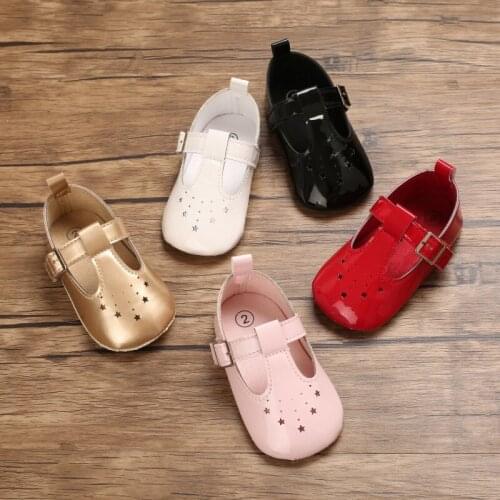 Soft Soled Baby Shoes for Girls Aged 0-1 In Spring and Summer Princess Series Walking Shoes for Newborn