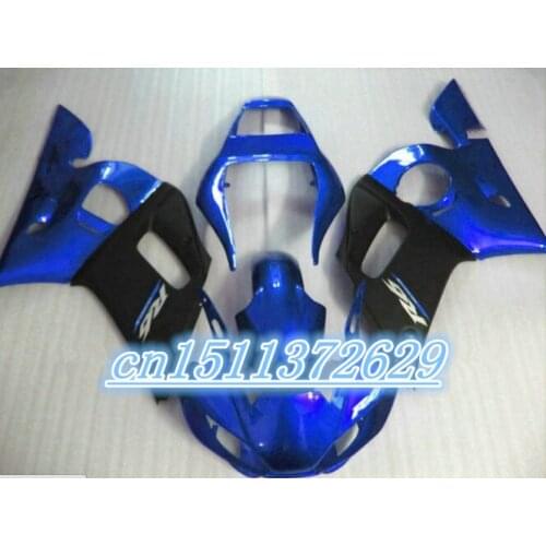 Dor-blue black fairings for YZF R6 1998 1999 2000 2001 2002 fairings kit R6 98-02 D