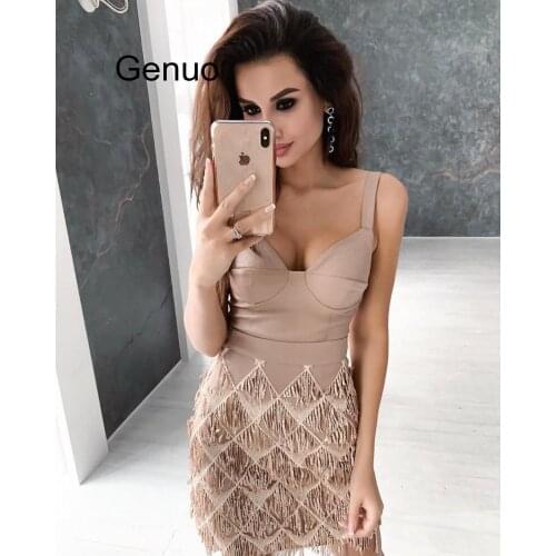 Genuo Open Summer Dresses