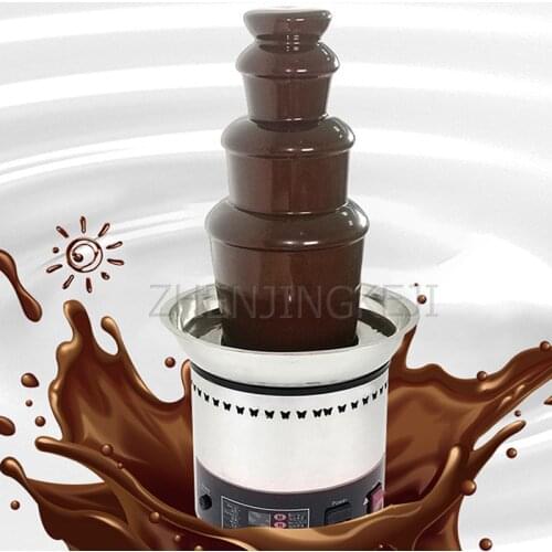Commercial Chocolate Fountain Machine Fully Automatic Wedding Reception Waterfall Stainless Steel Buffet Sesame Hot Pot Machine