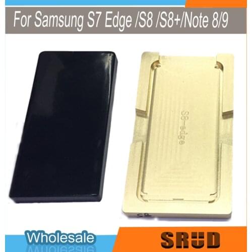 Professional Positioning Alignment Mold For Samsung Galaxy S8 s8 Plus Note 8 Curve Screen Repair Metal Mould With Silicone Mat