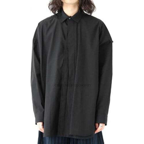 Mens Shirts Plus Size Clothes Long Sleeves Stitching Fashion Casual Single-breasted Cotton Shirts Hairstylist Tide Costumes