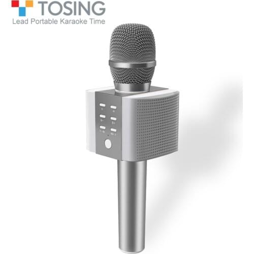 Tosing 2019 New 009 3 in 1 Handheld Karaoke Microphone with One Button to Remove Original Singsing Function Sing Anytime