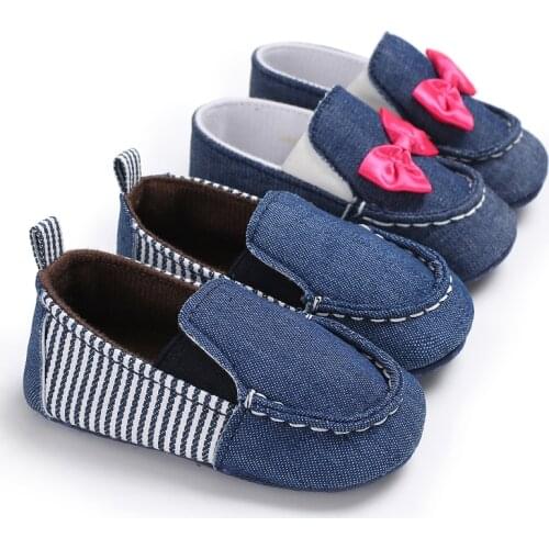 Baby Shoes Classic Soft Sole Anti Slip Newborn Boys First Walkers Infant Prewalkers Toddler Girls Footwear