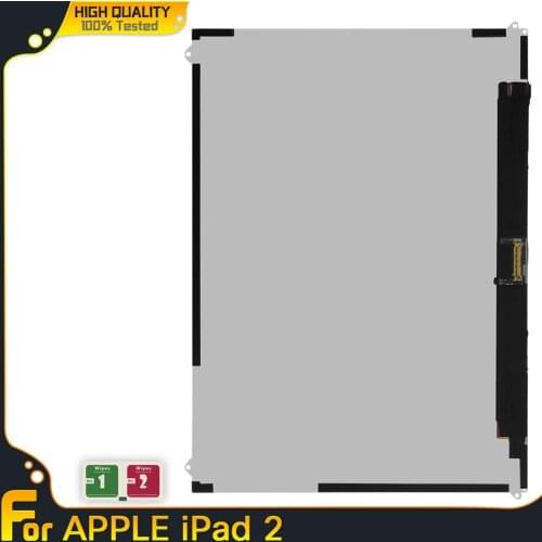 Original LCD For Apple iPad 2 iPad2 2nd A1395 A1397 A1396 Screen Without Touch Tablet LCD Display Digitizer Assemble Replacement