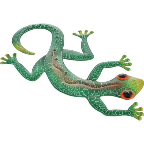 Durable Creative Decorative Portable Wall Decor Wall Hanging Gecko Shape Pendant for Bedroom Dining Room Office Living Room