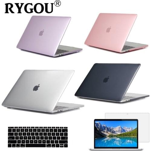 Clear Laptop Case For Apple Macbook M1 Chip Air Pro Retina 11 12 13 15 16 inch Laptop Bag For Mac Book Air Pro 13.3 15.4 inch