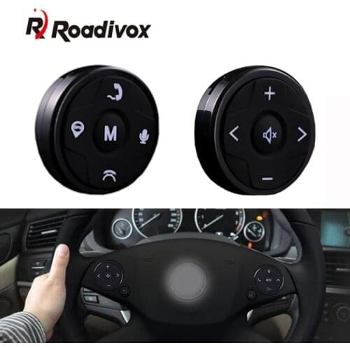 Car Steering Wheel Control Button Wireless Auto Radio Remote Controller Universal 10 Keys Blue Tooth GPS Multimedia Player DVD