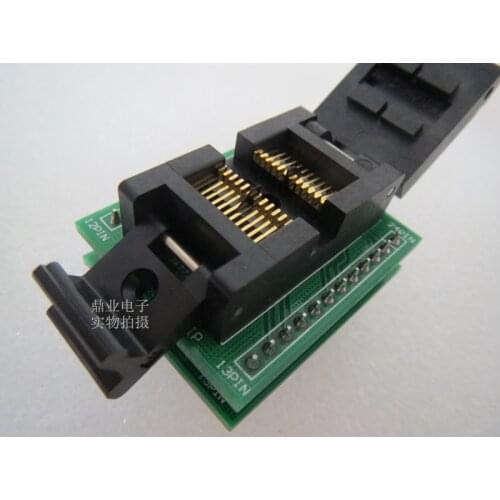 Clamshell IC51-0242-310-1 SSOP24 SSOP10/DIP spacing 1.0mm IC Burning seat Adapter testing seat Test Socket test bench in stock