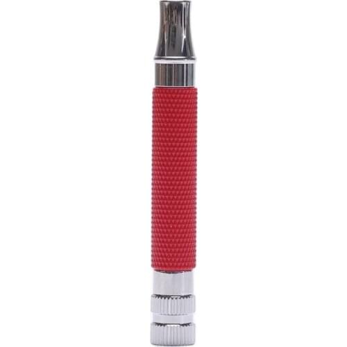 Yaqi Red and Chrome Color Brass Safety Razor Handle