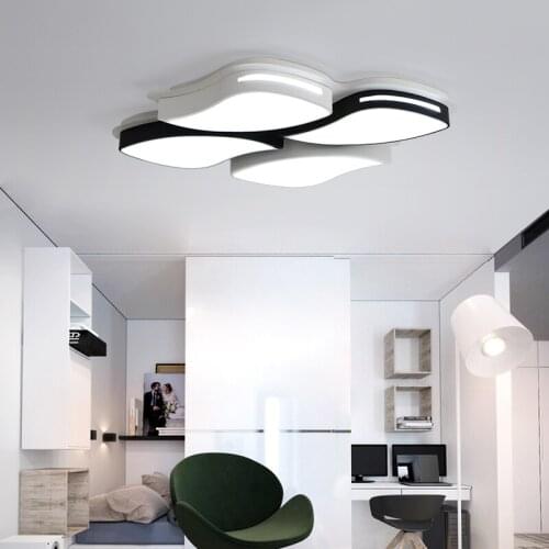 Modern office lighting led ceiling lights lighting bedroom dining room study room childrens room 2/4/6 LED ceiling lamp ZA