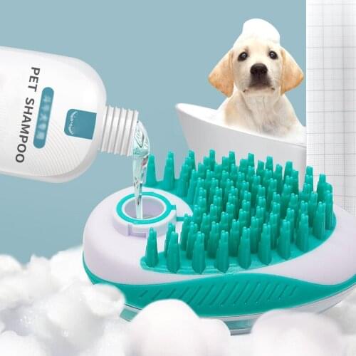 Pet Dog Bath Brush Depilation Brush And Body Wash Cat Dog Massage Cleaning Brush Foam Cleaning Beauty Tools