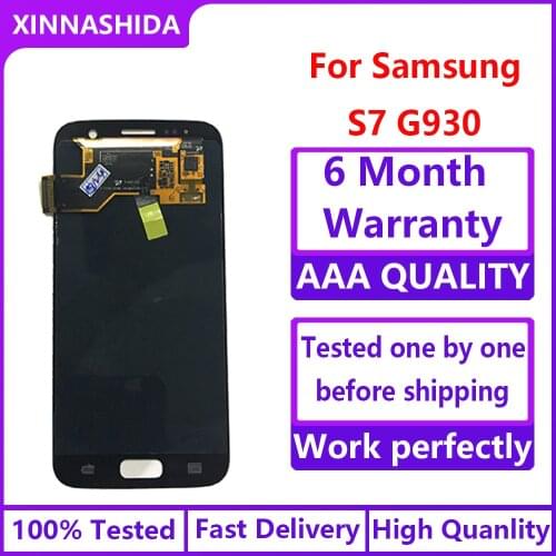100%Tested New TFT Incell LCD For Samsung Galaxy S7 G930A G930F SM-G930F LCD Display Touch Screen Assembly For Samsung S7 G930