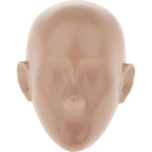 1:6 Makeup Male Mannequins Head Carved for 12'' BJD Jointed Doll DIY