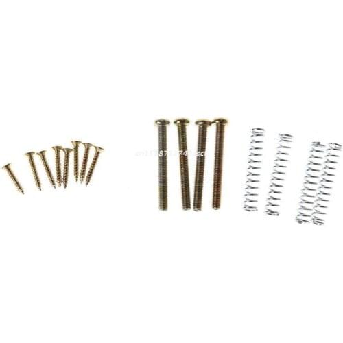 1Set Humbucker Pickup Screws Springs Kit Ring Surround Mounting Guitar Parts Dropship