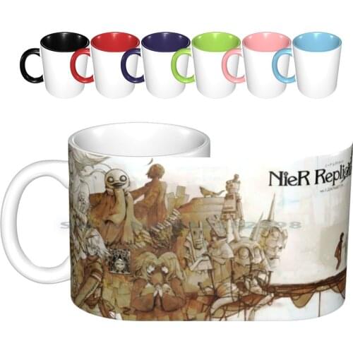 4k Nier Replicant Remake 2021 All Characters Game Ceramic Mugs Coffee Cups Milk Tea Mug Nier Replicant 2021 Nier Replicant