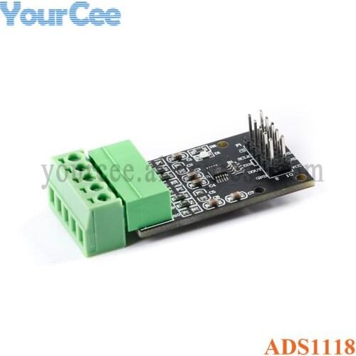 ADS1118 ADC Module 16-bit Analog to Digital Conversion Module 4 Channel ADC Internal Temperature Sensor SPI Data Acquisition