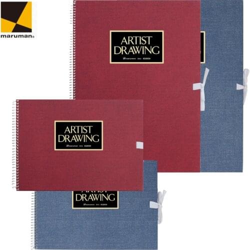 Japan Original Maruman Artist Medallion Coil Watercolor Paper Sketchpaper Chalk Crayons Sketchbook Dessin Papel Acuarela