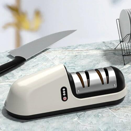 Household USB Knife Sharpener Electric Wireless Sharpening Stone For Knives Professional Knife Sharpener Grinder Kitchen Tool