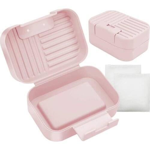 Travel Soap Holder Elegant Soap Box Soap Case Container ,, Multifunctional, Perfect for Gym Vacation Bathroom Camping