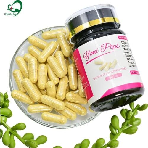 50Pcs Vaginal Detox Suppositories Yoni Pops Treatment Prevention Vaginal Smell Itching Yeast Infection Cervical Erosion Capsule