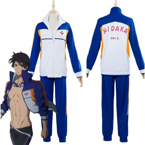 Anime Free Iwatobi Swim Club Nanase Haruka Cosplay Costume School Uniform Jacket Outfits Cospaly Halloween Carnival Suit