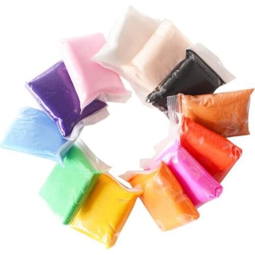 Modeling Clay Super Light DIY Soft Creative Handgum Educational Playdoug Toys 12 Colors Air Dry Polymer Plasticine For Kids