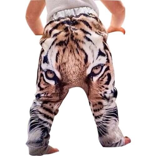 2016 new spring cotton cartoon 3 D baby pants baby boy pants for girls 0-2 years harem pants kids pants