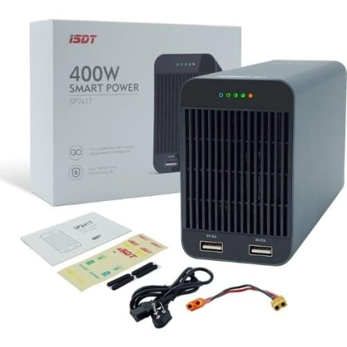 NEW ISDT SP2417 400W / SP2433 800W Smart Control power w/ LED USB Charging for RC Models