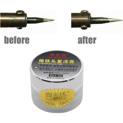 1pcs Soldering Iron Tip Refresher Clean Paste For Iron Head Resurrection Clean Material Tip Clean S4G3