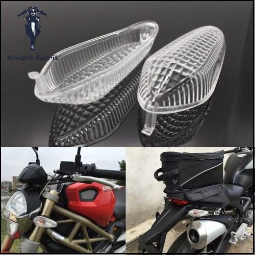 For DUCATI MONSTER 695 696 796 1100 Motorcycle Front/Rear Turn Signal Indicator Lamp Lens