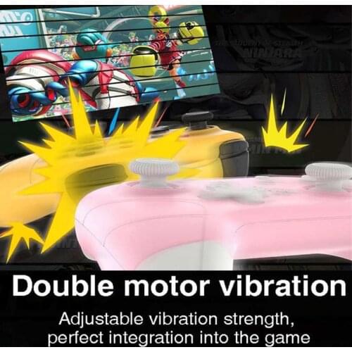 Plastic Wireless Bluetooth-compatible Game Handle Controller for Nintendo Switch PRO Double Motor Vibration Game Accessory