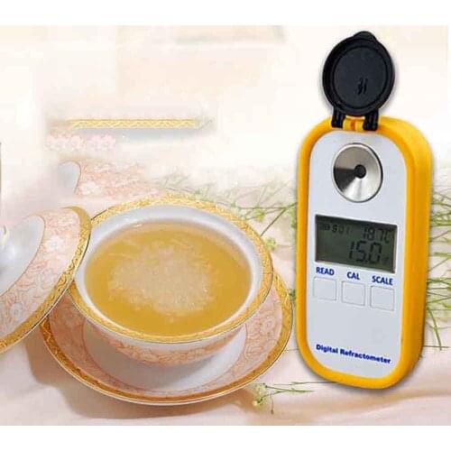 Digital Display Honey Refractometer Measuring Sugar Content Instrument Honey Concentration Meter Refractometer