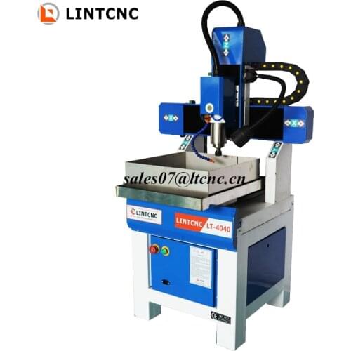 3D Mini 3030 4040 6060 4 Axis CNC Router Metal Cutting Milling Machine with 2.2KW Spindle