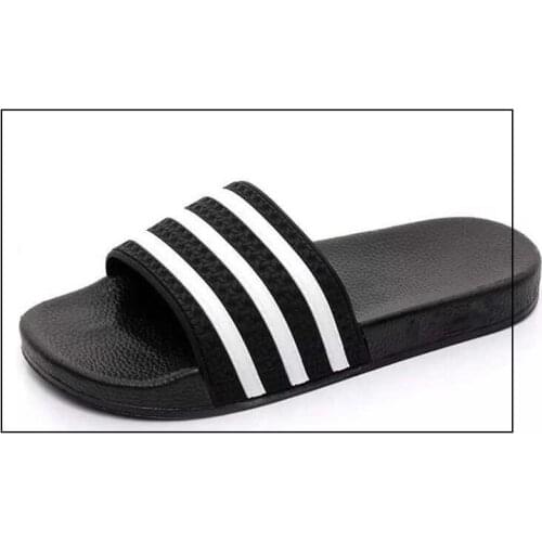 Men Summer Slippers Home Soft Breathable Flat Slides Non-slip Unisex Indoor Bathroom Slippers Comfy Sandals Beach Flip Flops