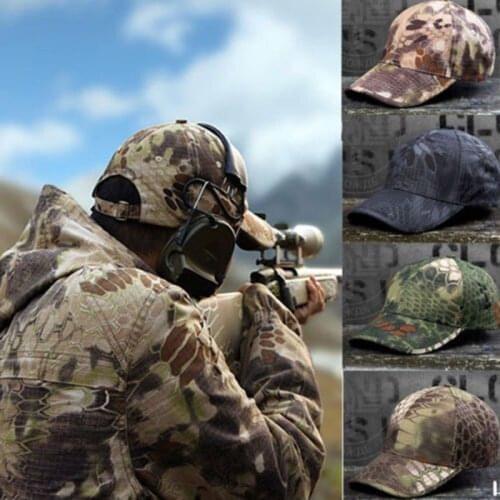 Tactical Operator Special Force Contractor Hunting Hat Mens Military Army Strapback Camouflage Baseball Caps ACU CP Desert Camo
