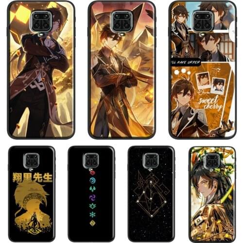 Zhongli genshin impact For Xiaomi Redmi Note 7 8 Pro 8T 9S Note 9 10 Pro Cover For Redmi 9T 9 9A 9C 7A 8A Case