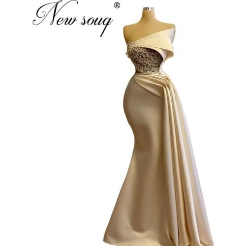 Lace Beading Evening Celebrity Dress Mermaid 2020 Robes Couture Dubai Long Evening Wear Prom Pageant Gowns Party Night Custom