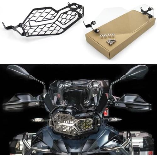 Headlight Protector Guard For BMW F850GS F750GS F 850 GS F 750 GS Motorcycle Headlight Grill Cover after market Stainless Steel